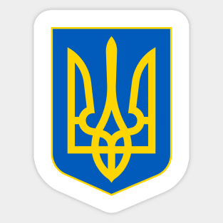 Ukraine Coat of Arms Sticker